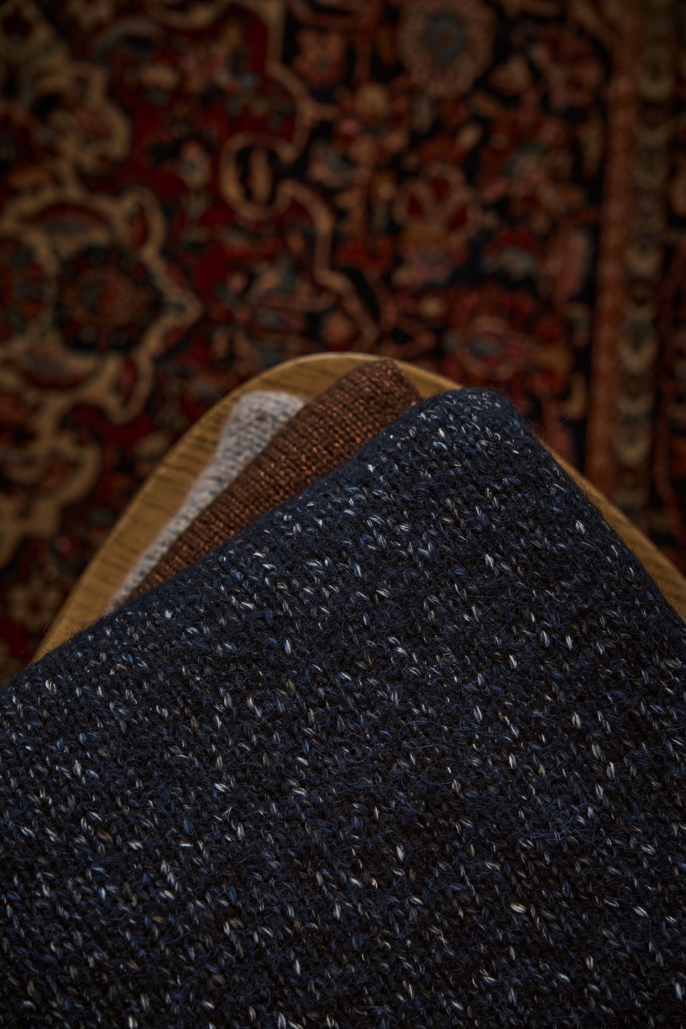 Modelshot / Navy Melange / Detail